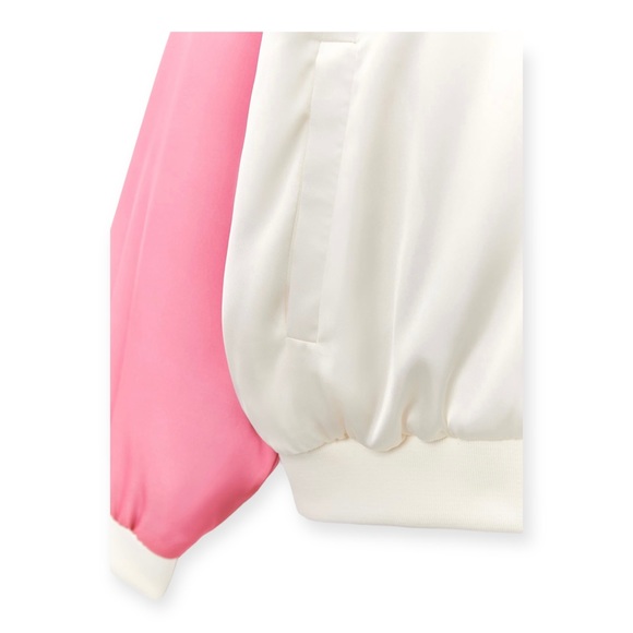 Zara x Barbie Reversible Satin Effect Bomber Jacket - Picture 4 of 16